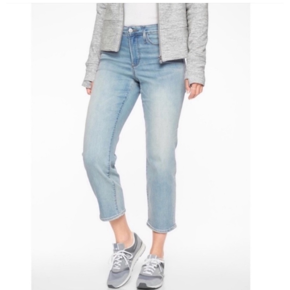 Athleta Sculptek cropped ankle jeans